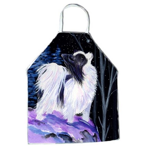 Carolines Treasures Carolines Treasures SS8383APRON Starry Night Papillon Apron - 27 x 31 in. SS8383APRON - main